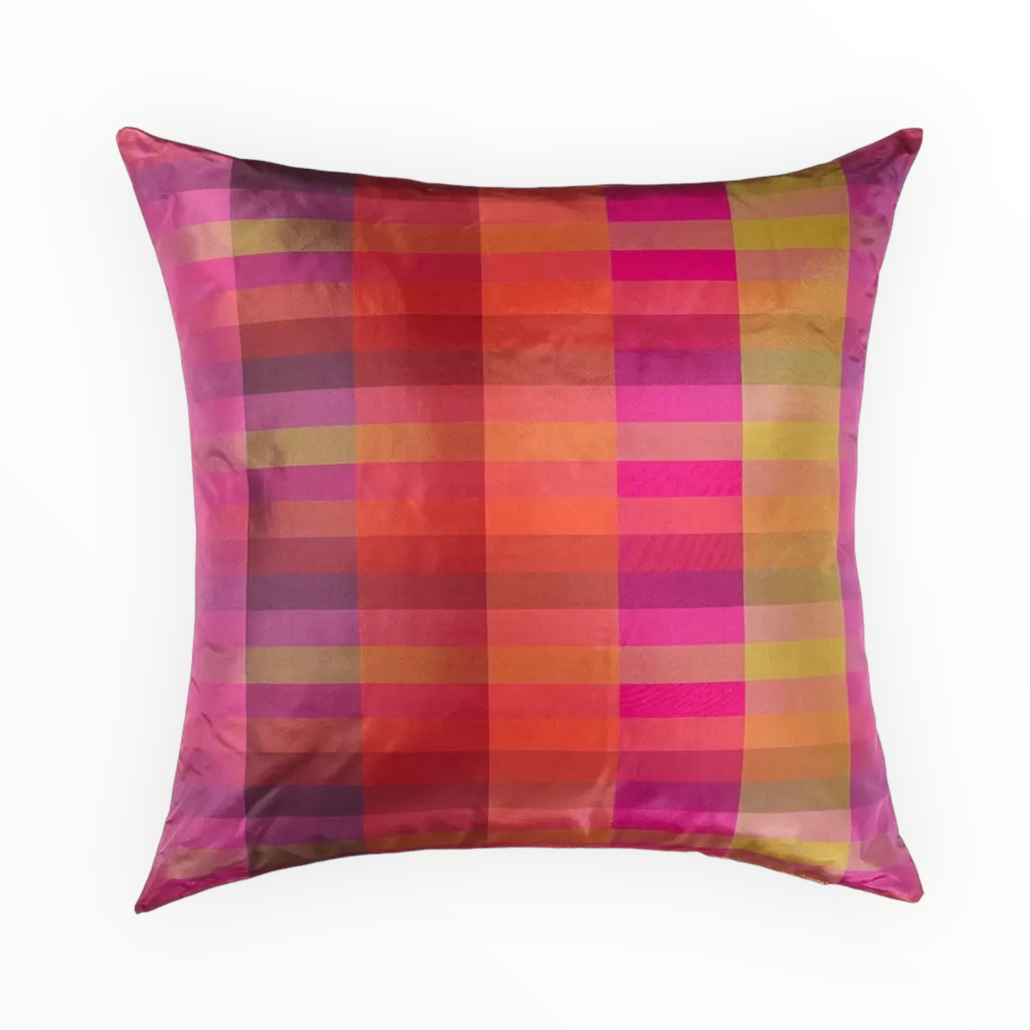 Multi Color Checks Cushion